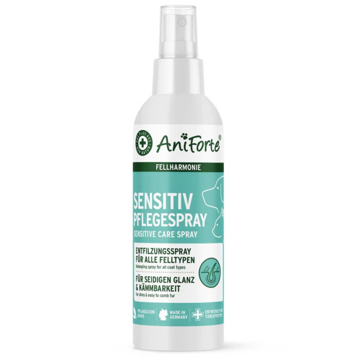 AniForte Fellharmonie Pflegespray Sensitiv für Hund und Katze 200ml