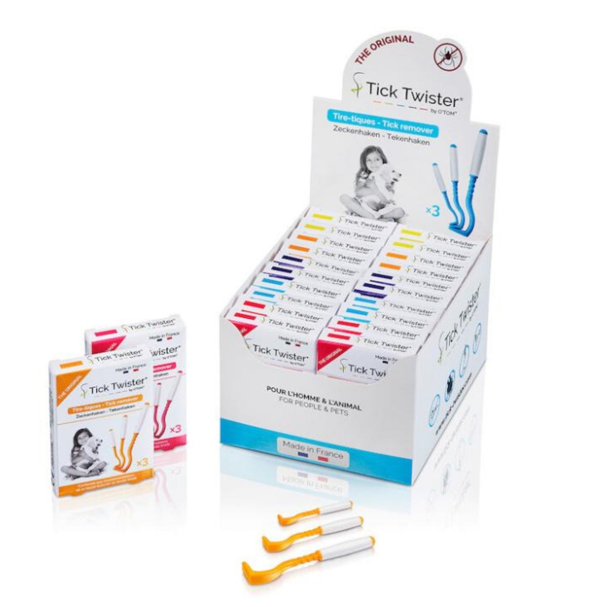 Zeckenhaken O'Tom Box 60 St (20 Pck a 3 St)