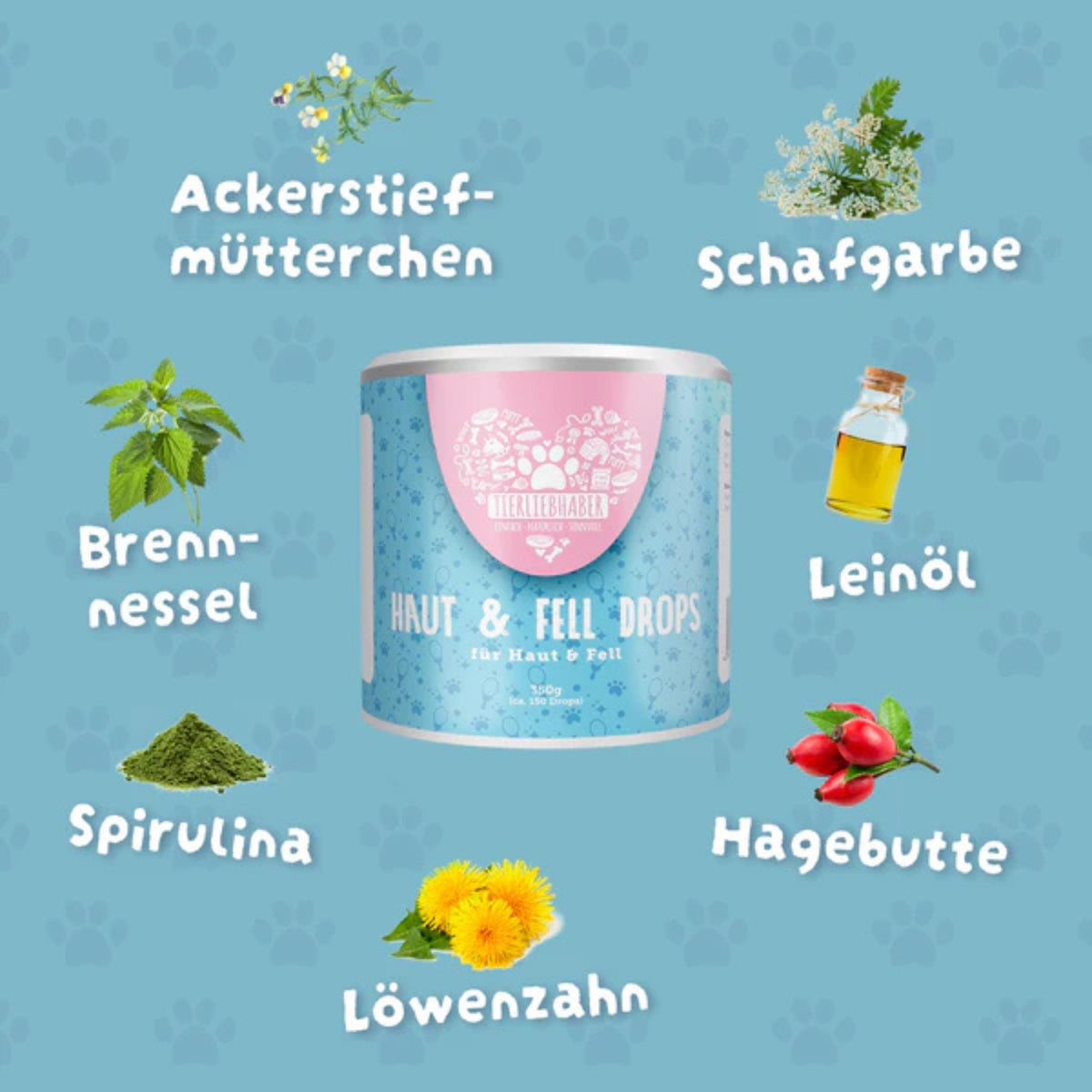 Tierliebhaber Haut und Fell Drops 350g MHD 31.10.2026