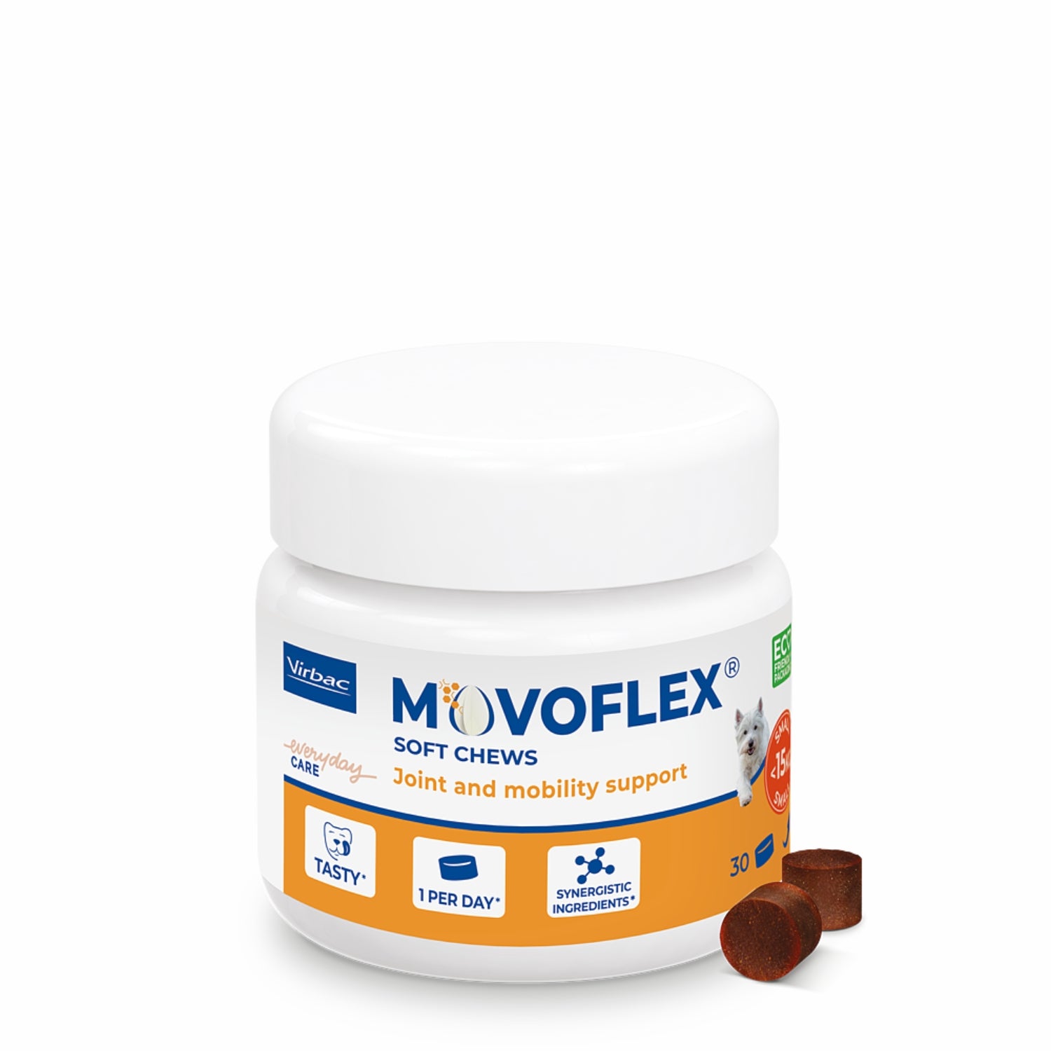 Virbac Movoflex S Soft Chews für Hunde <15kg