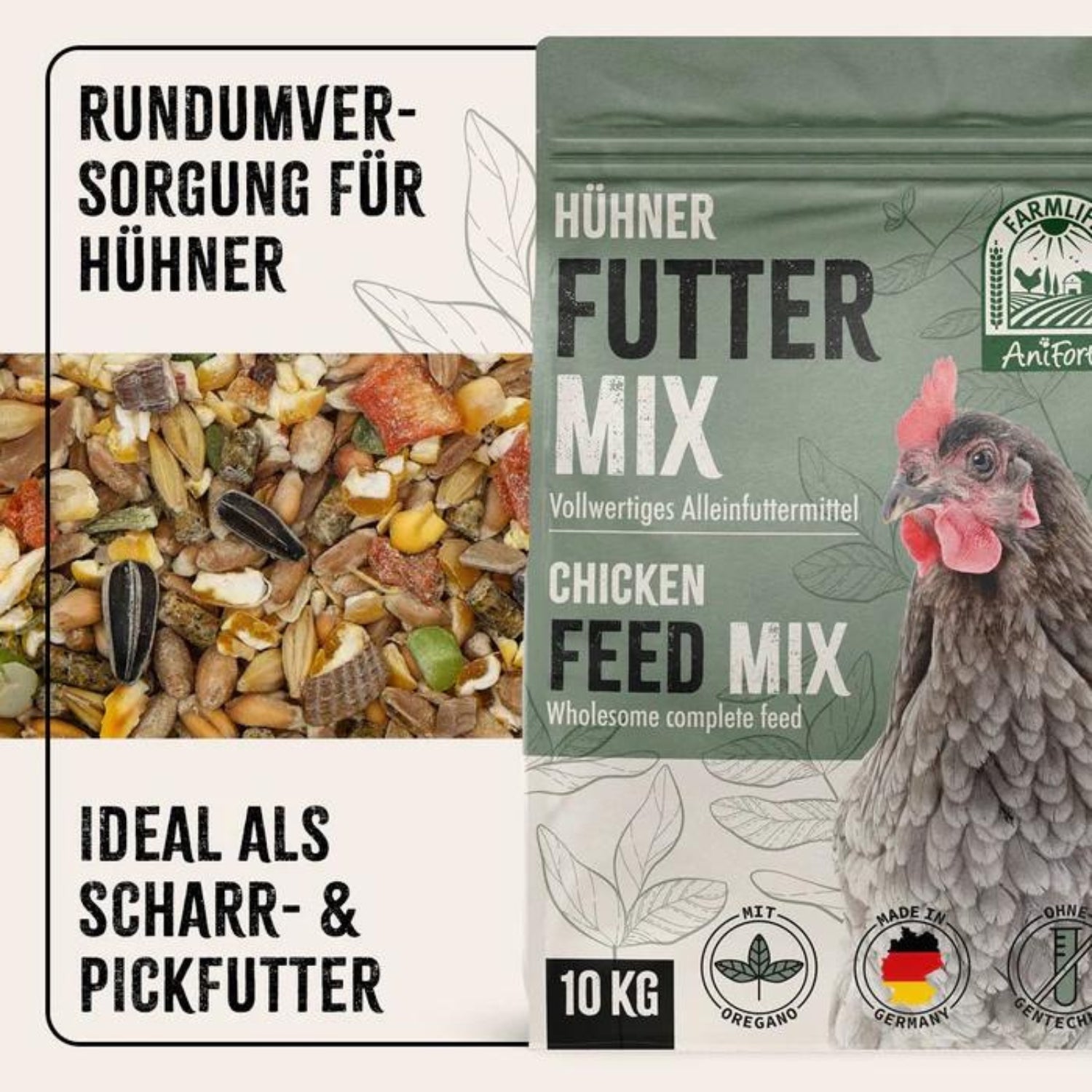 AniForte FarmLife Geflügel Mix mit Oregano 10kg