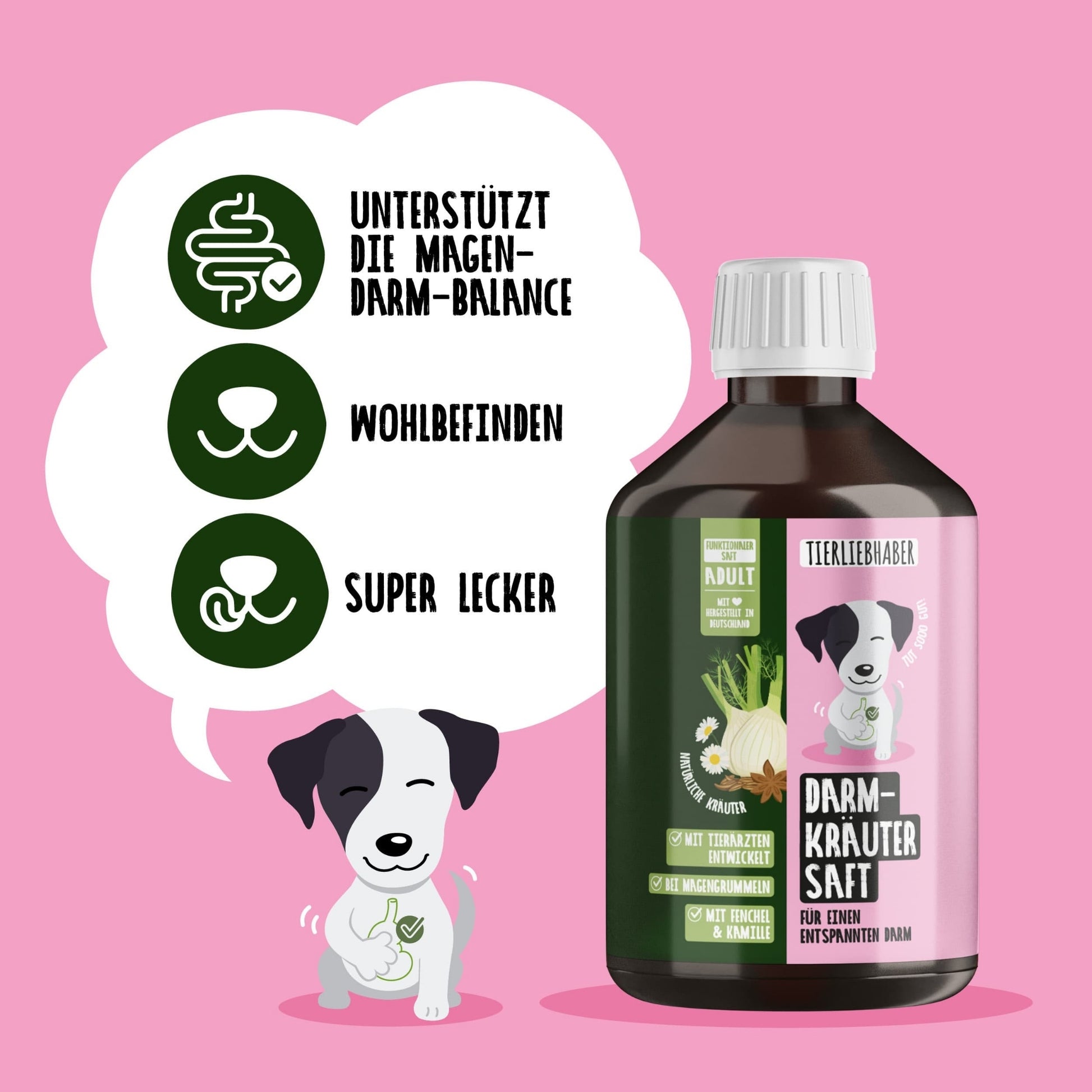 Tierliebhaber Darmkräuter Saft 500ml