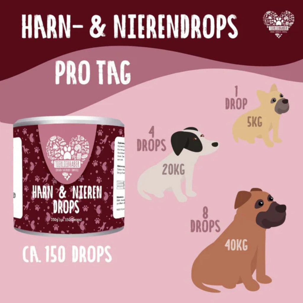 Tierliebhaber Harn & Nieren Drops für Hunde 350 g