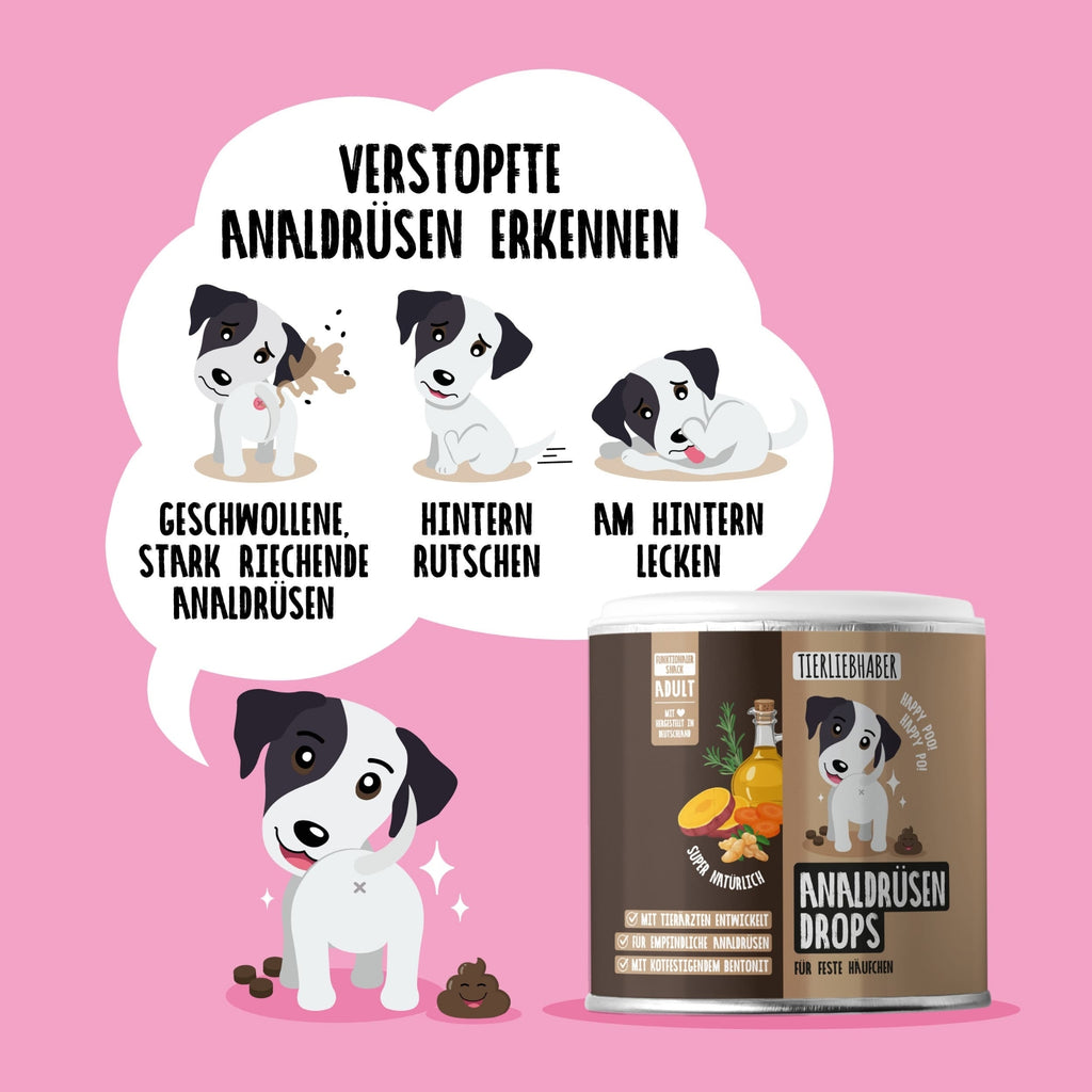 Tierliebhaber Analdrüsen Drops für Hunde 350g