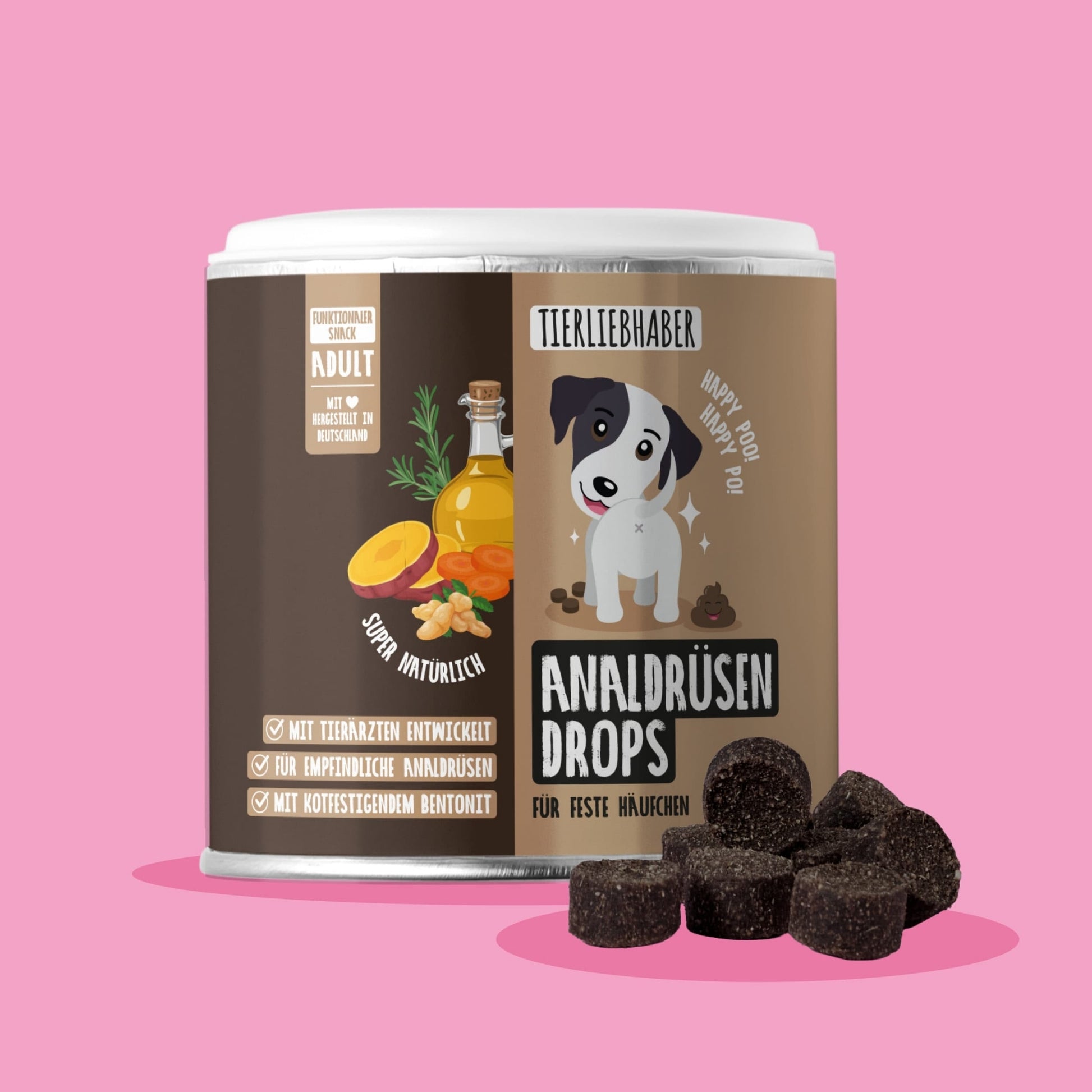 Tierliebhaber Analdrüsen Drops für Hunde 350g