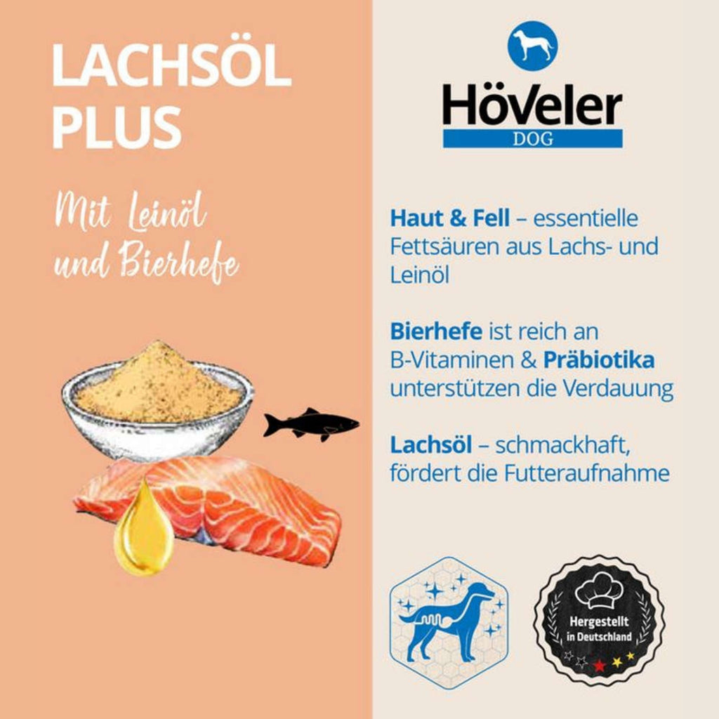Höveler DOG Lachsöl Plus für Hunde 250ml