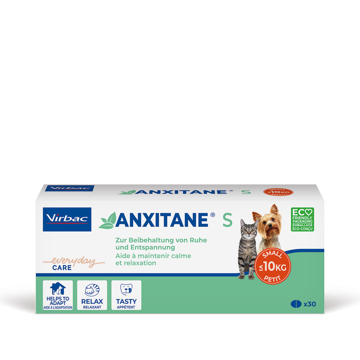 Virbac Anxitane S für Katzen und kleine Hunde 30Tabletten