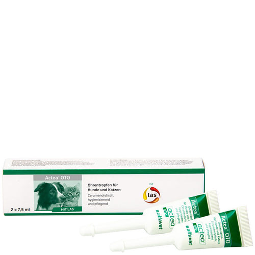 Actea Oto 15ml Ohrenpflege Tropfen für Hunde und Katzen