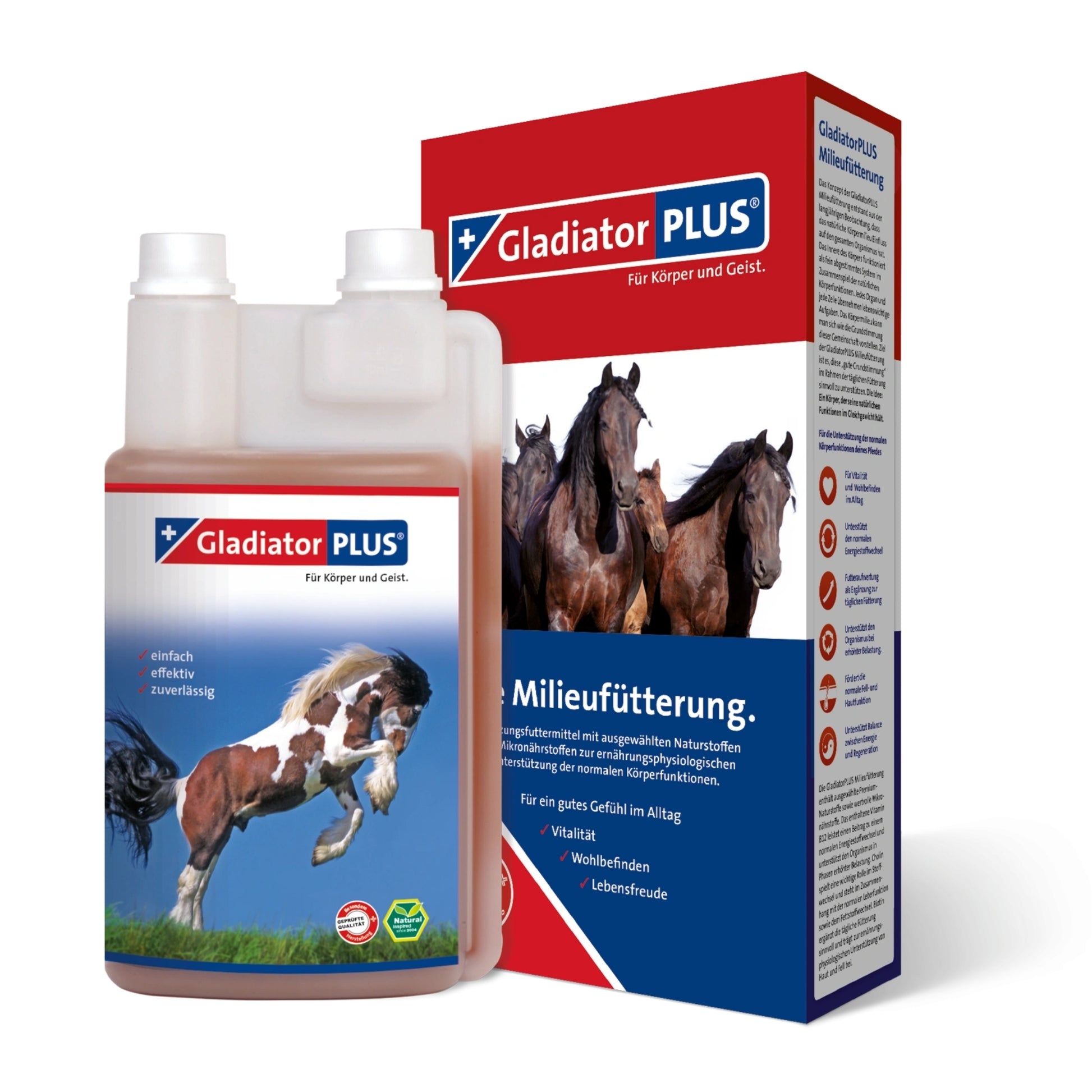 GladiatorPlus Milieufütterung Pferd 1000ml